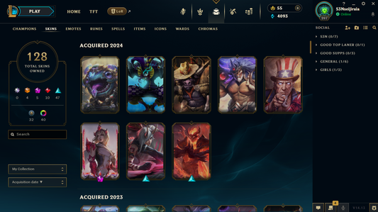 League of Legends acc