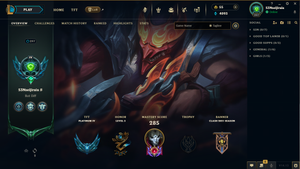 League of Legends acc